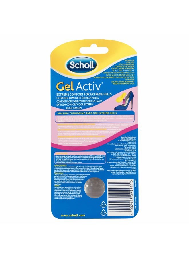 Scholl Gel Activ Comfy Insoles Extreme Heels, UK 3-7.5 - Image 2