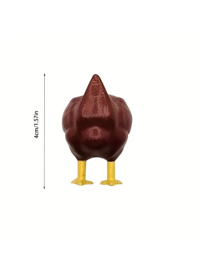 Goolsky Chicken Butt Magnets Set(3pcs), Funny Polystyrene Fridge Decor, Creative Star-Shaped Art Design, Humorous Home Decorations, Unique Gift Idea  - Image 5