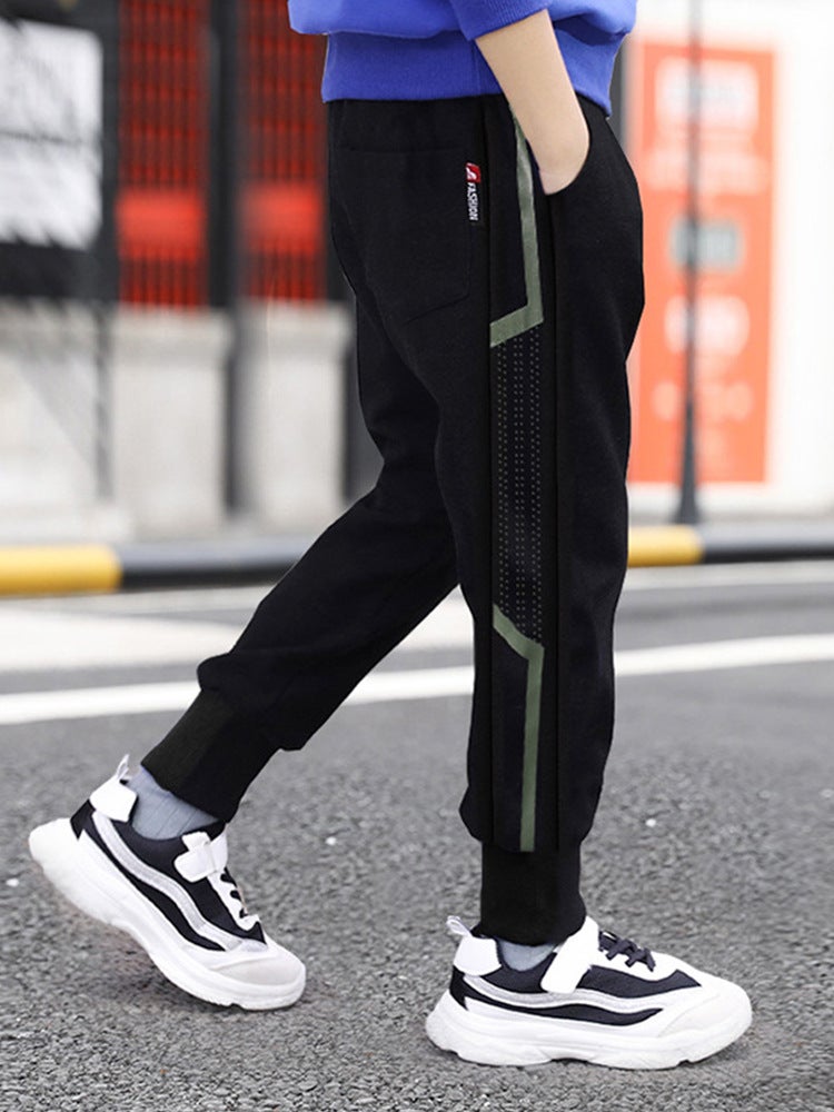 Boys' Pants Style Children'S Sports Thin Sweatpants 2026 New Stylish Trendy Long Pants For Older Children - Image 2