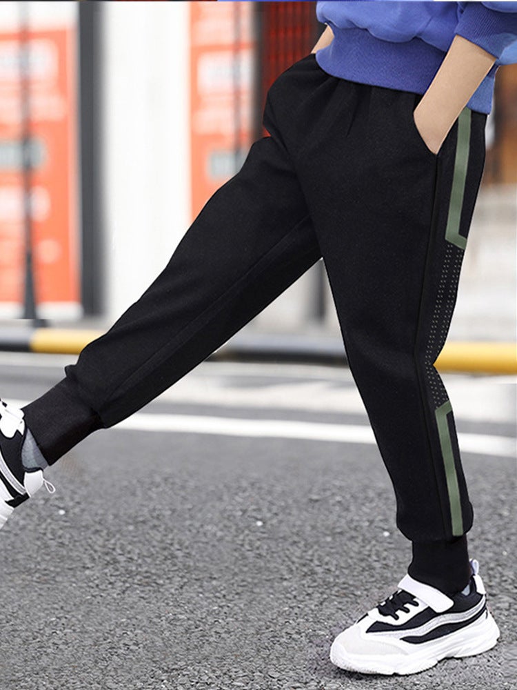 Boys' Pants Style Children'S Sports Thin Sweatpants 2026 New Stylish Trendy Long Pants For Older Children - Image 4