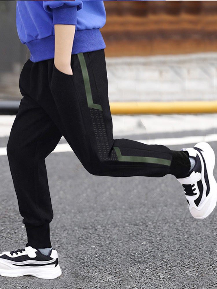Boys' Pants Style Children'S Sports Thin Sweatpants 2026 New Stylish Trendy Long Pants For Older Children - Image 3