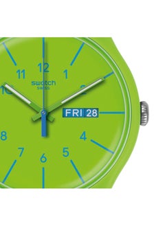 Swatch Unisex Watch Plastic Quartz VERDE AZUL  - Image 2