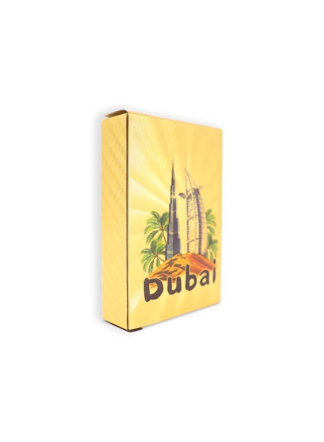 Al Jaber Dubai Gold Souvenir Playing Cards – Burj Al Arab & Burj Khalifa Design – Luxury Golden Deck - Image 2