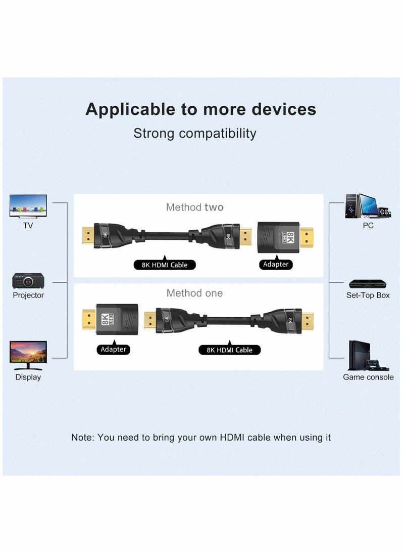 Y&D 8k HDMI Adapter Male to Female and for Wall TV - Image 4