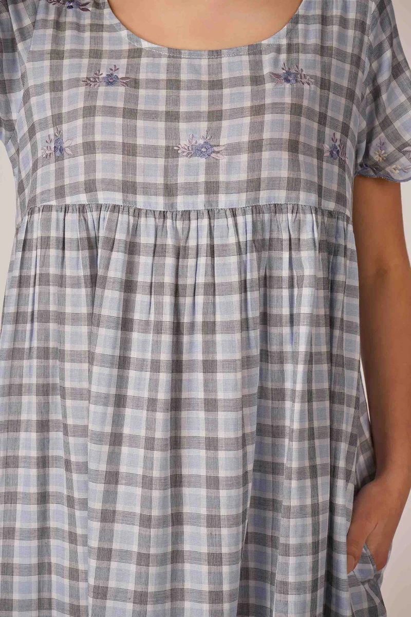 After Dark Seena, Embroidered Nightdress