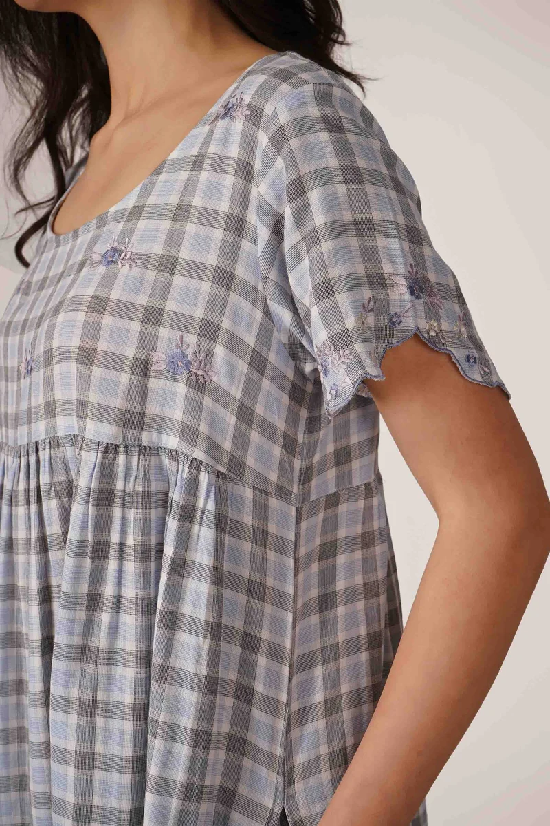 After Dark Seena, Embroidered Nightdress