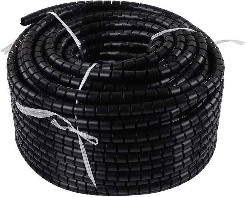 غطاء سلك أسود واقي قابل للقطع أنبوب تغطية كابل PE قطر 22 مم 50 م - Image 2