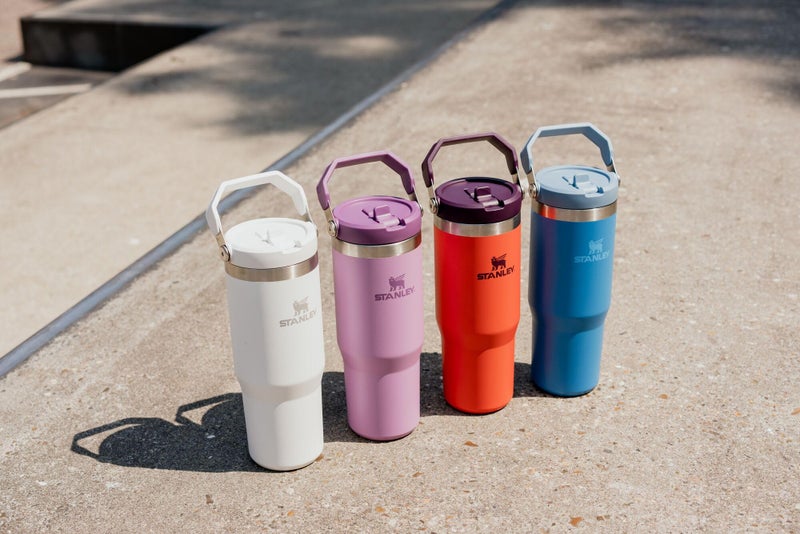 Stanley Stanley IceFlow Stainless Steel Tumbler - Vacuum Insulated Water Bottle for Home  Office or Car Reusable Cup with Straw Leak Resistant Flip Cold for 12 Hours or Iced for 2 Days  Pomelo  30 OZ / 0.89 L - Image 4