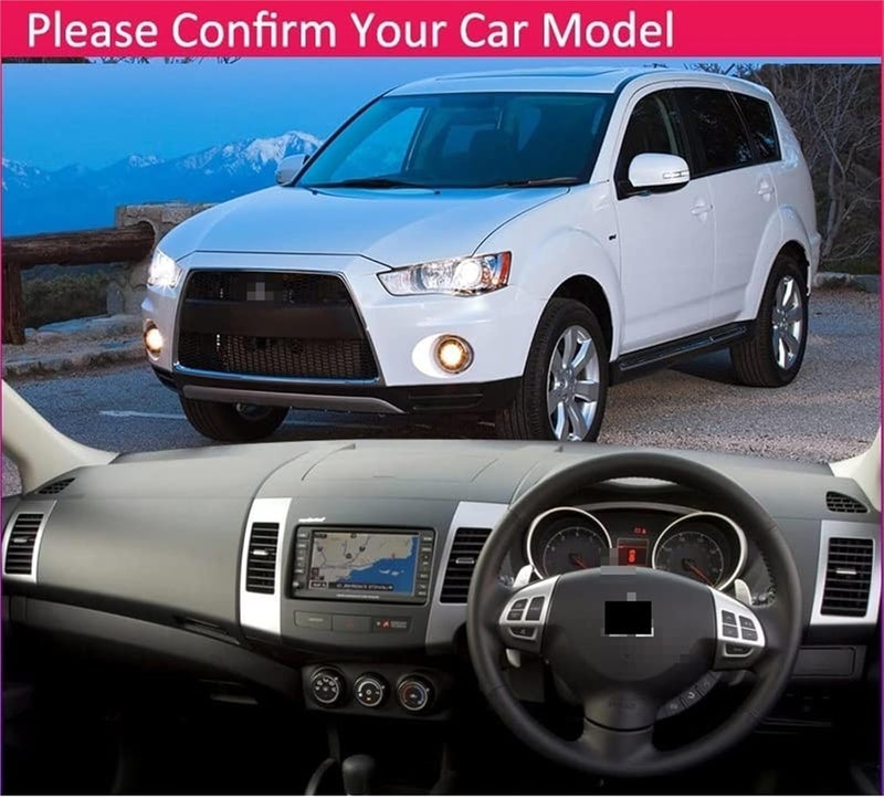 QASULER Car Dashboard Cover for Mitsubishi Outlander - Image 3