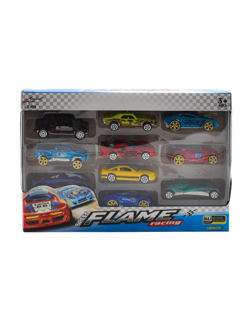 Diecast Car Set - 10 Pieces - Image 1