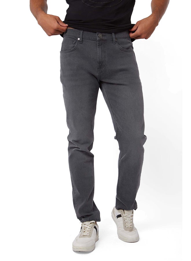 DALYDRESS Fancy Regular Fit Straight Leg Denim Jeans - Image 1