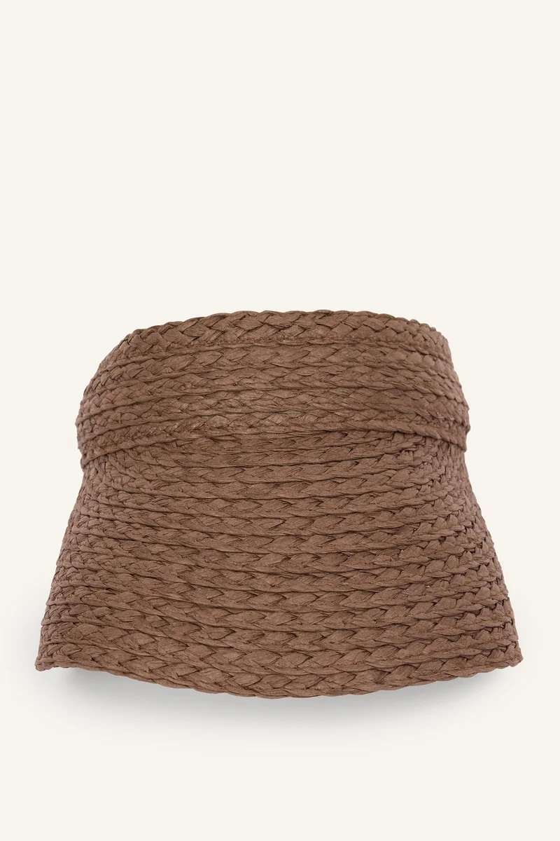 Defacto  Woman Woven Visor Hat for Women | Best Price UAE