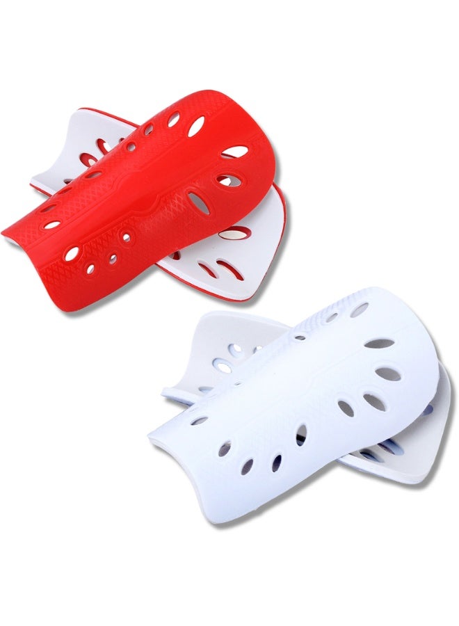 2 زوج من واقيات قصبة الساق لكرة القدم واقي قصبة القدم القابل للتنفس مع وسادة واقية EVA للشباب الرجال النساء الأطفال - Image 1