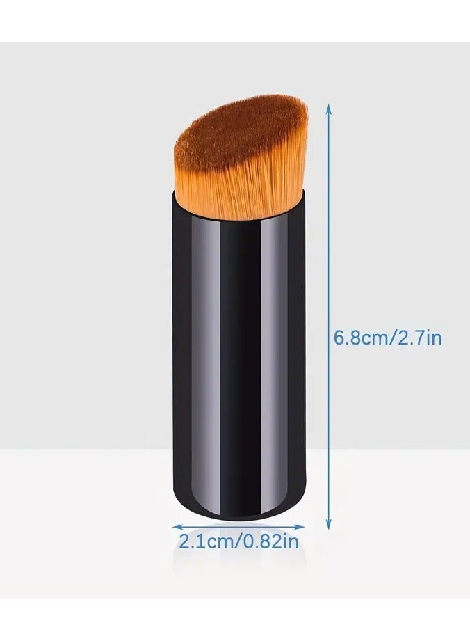 ORiTi 5 PCS Angled Top Foundation Brush Premium Make up Brush for Liquid Blending Cream Powder Blush Buffing Stippling Face Makeup Tools - Image 4