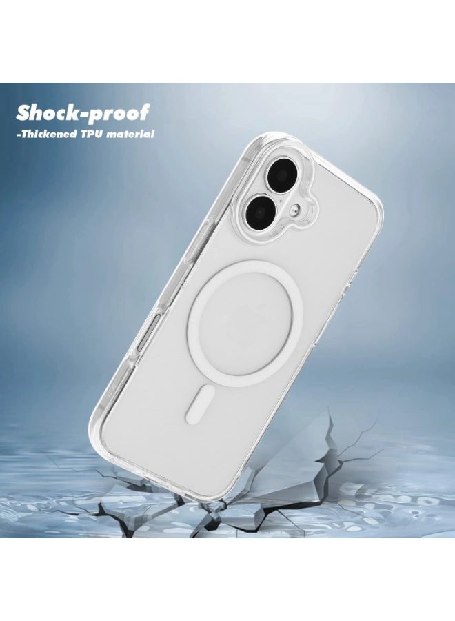 Magsafe Case for iPhone 17 Magsafe Clear Cover Magnetic Wireless Charging Support, Shockproof Protection, Scratch-Resistant for iPhone 17 - Clear - Image 2