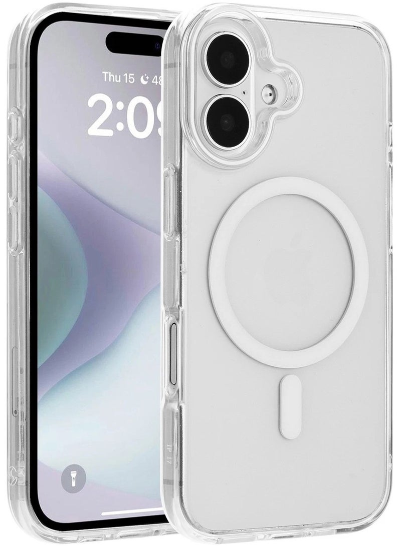 Magsafe Case for iPhone 17 Magsafe Clear Cover Magnetic Wireless Charging Support, Shockproof Protection, Scratch-Resistant for iPhone 17 - Clear - Image 1