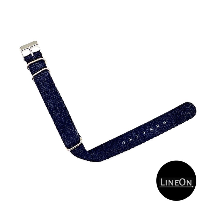 Lineon 'BANL' 18mm Nylon Vintage Style NATO Watch Strap ONE WAY NATO Nylon STRAP Compatible for Titan Fossil Casio & All 18mm Lug Watches (Tool & Pins Include) - Image 3