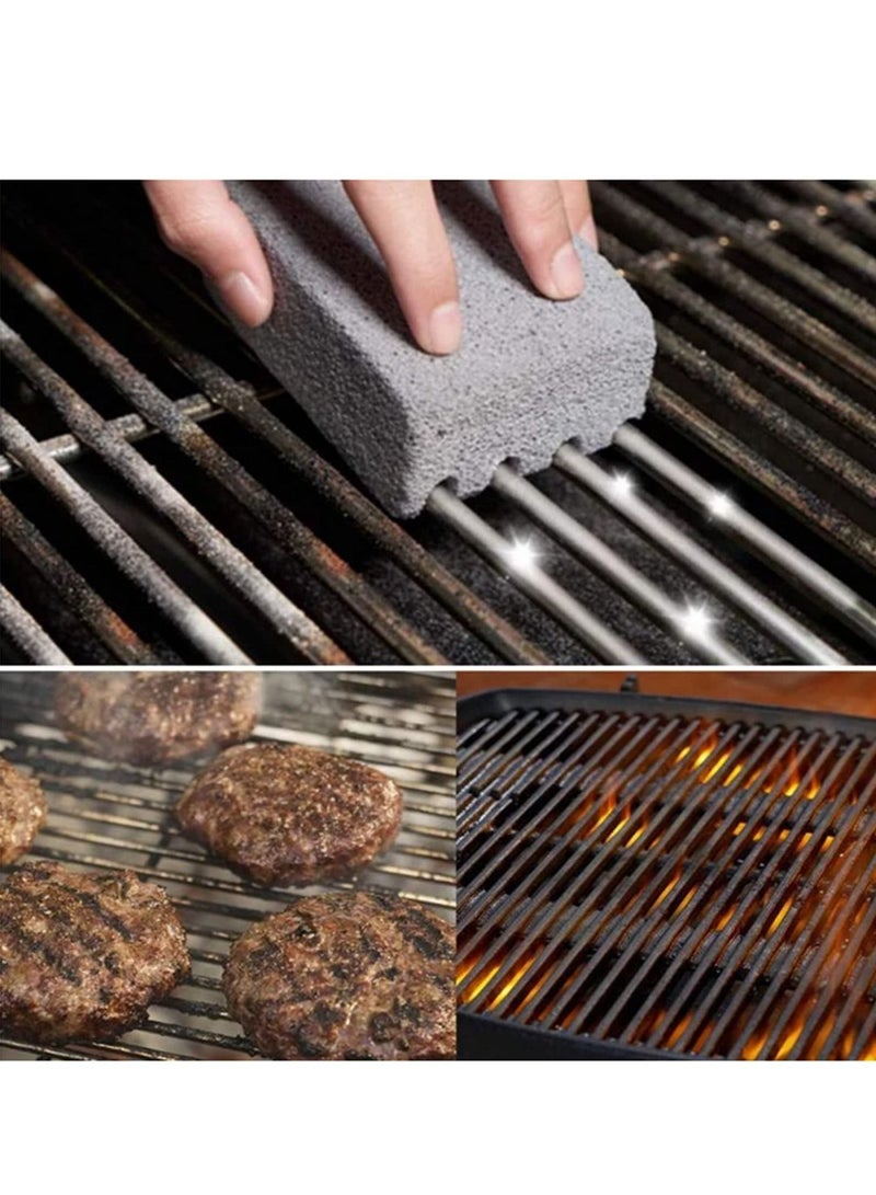 BBQ Grill Cleaning Brick Block Barbecue Cleaning Stone BBQ Racks Stains Grease Cleaner BBQ Tools  - Image 3