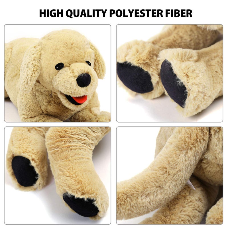LotFancy Dog Stuffed Animals Plush, 21" Soft Cuddly Golden Retriever Plush Toys, Large Stuffed Dog, Puppy Dog Stuffed Animals, Birthday Gift for Kids Girls Boys - Image 2