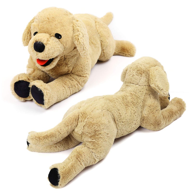 LotFancy Dog Stuffed Animals Plush, 21" Soft Cuddly Golden Retriever Plush Toys, Large Stuffed Dog, Puppy Dog Stuffed Animals, Birthday Gift for Kids Girls Boys - Image 5