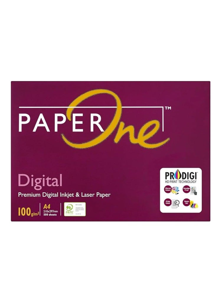 PaperOne ورق PaperOne™ الرقمي الممتاز، 100 جرام، مقاس A4، 500 ورقة في رزمة - Image 2