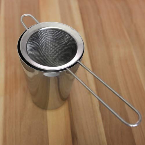 NJ OVERSEAS Stainless Steel Fine Mesh Cocktail Premium Food Small Strainer , 3 inch: 2 Pcs Set - Image 3