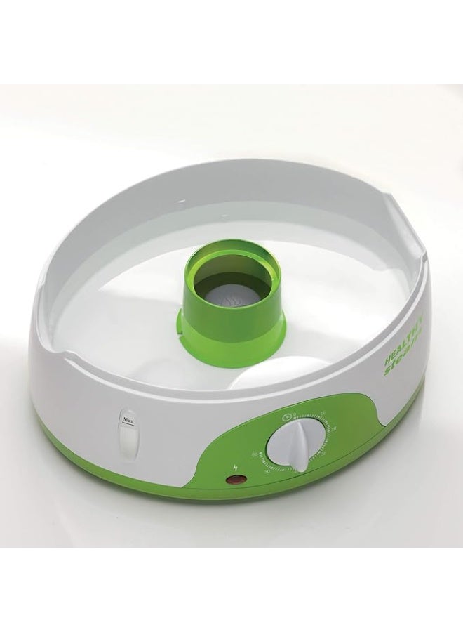 أريتي جهاز طهي بالبخار طراز911 مكون من 3 طبقات لوجبات صحية مع 3 سلال وعلبة تخزين أرز من اريتي، لون أبيض وأخضر - Image 4