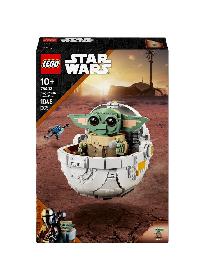 LEGO Star Wars Grogu With Hover Pram Building Toy 75403 1048Pcs