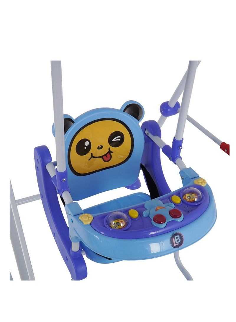 يوستيد مجموعة أرجوحة للأطفال، مقعد متأرجح للأطفال شديد التحمل، حامل معدني قابل للطي للاستخدام الداخلي والخارجي، تعليمات واضحة وسهلة التجميع والتخزين في المنزل (أرجوحة) - Image 3