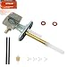 SPNUVR Motorcycle Fuel Petcock Valve wGasket Compatible with Kawasaki Suzuki Bear 250 400 Bear Tracker 250 Bruin 250 Timberwolf ATV with Diesel Fuel Filter Hoses and Clips - Image 2