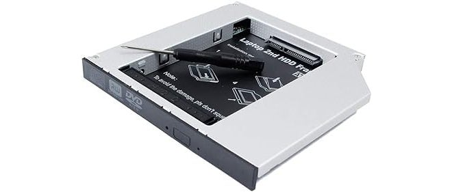 HB PLUS Original Caddy for Laptop Caddy 12.7 MM Second HDD DVD Slot SATA 2.0 Slim - Image 2
