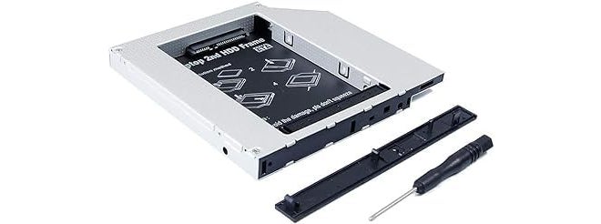 HB PLUS Original Caddy for Laptop Caddy 12.7 MM Second HDD DVD Slot SATA 2.0 Slim - Image 3