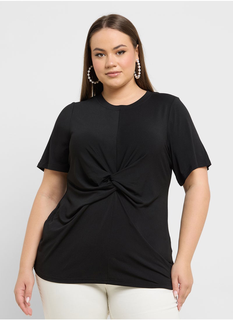 Vero Moda Curve Round Neck Knitted Top  - Image 1