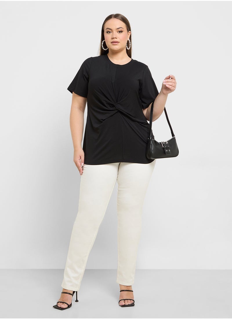 Vero Moda Curve Round Neck Knitted Top  - Image 4