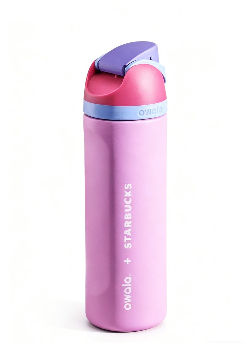 Freesip Insulated Water Bottle - 24hr Cold/12hr Hot, Dual Sip Lid - Image 2