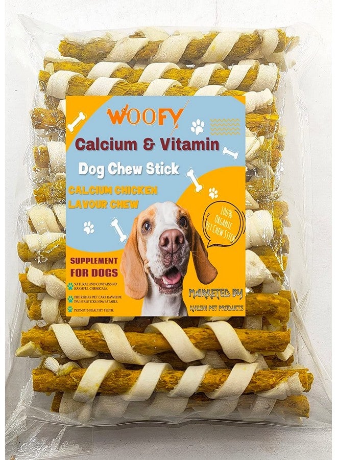 مجموعة طعام الكلاب (1 كجم من العصي البيضاء + 1 كجم من بسكويت الكلاب + 1 كجم من وجبة الدجاج الحلزونية) - 3 كجم - Image 2