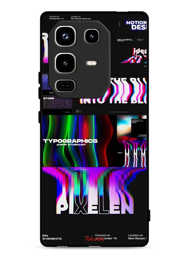 Tolwak Infinix Note 50 Pro 4G Protective Case Cover Motion Design - Image 1