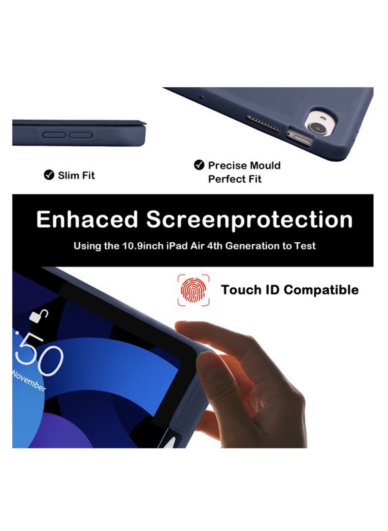 Protect iPad Air Case for iPad Air 5th Gen (2022) & iPad Air 4th Gen (2020) Slim Fit Case with Shockproof TPU Back, Built-in Pencil Holder & Auto Sleep/Wake Perfectly Compatible with iPad 10.9 inch  - Image 4