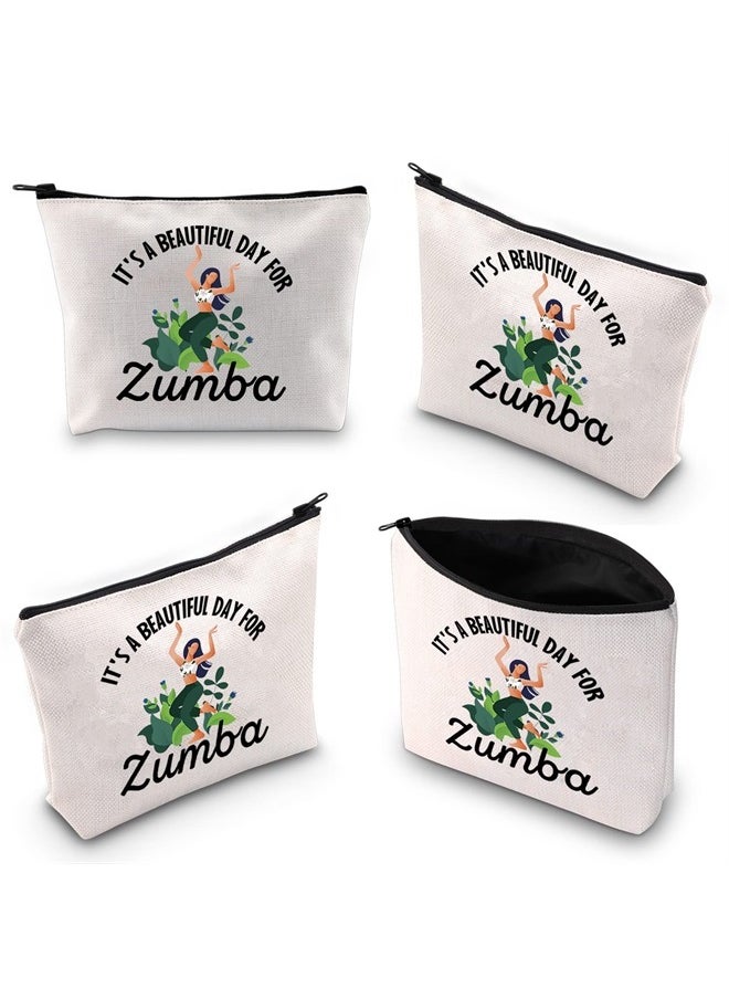 XYANFA It's A Beautiful Day for Zumba Zumba Cosmetic Bag Zumba Lover Gift Zumba Instructor Zumba Dancer Fitness Coach Zipper Pouch (BEAUTIFUL DAY FOR Zumba)  - Image 3