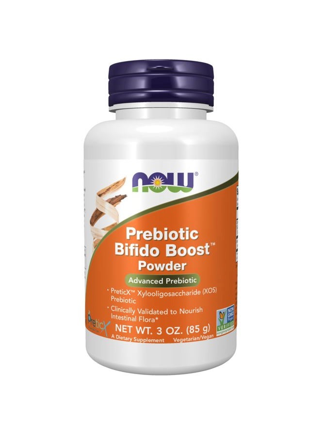 now Supplements, Prebiotic Bifido Boost with PreticX™ Xylooligosaccharide (XOS) Prebiotic, Powder, 3-Ounce - Image 1