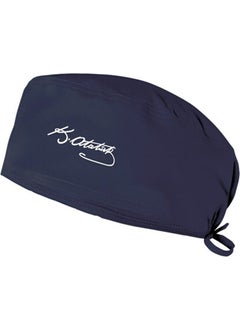 Nur Medikal Giyim Nur Medical Clothing Navy Blue Single Ata Signature Embroidered Doctor Nurse Surgical Cap 