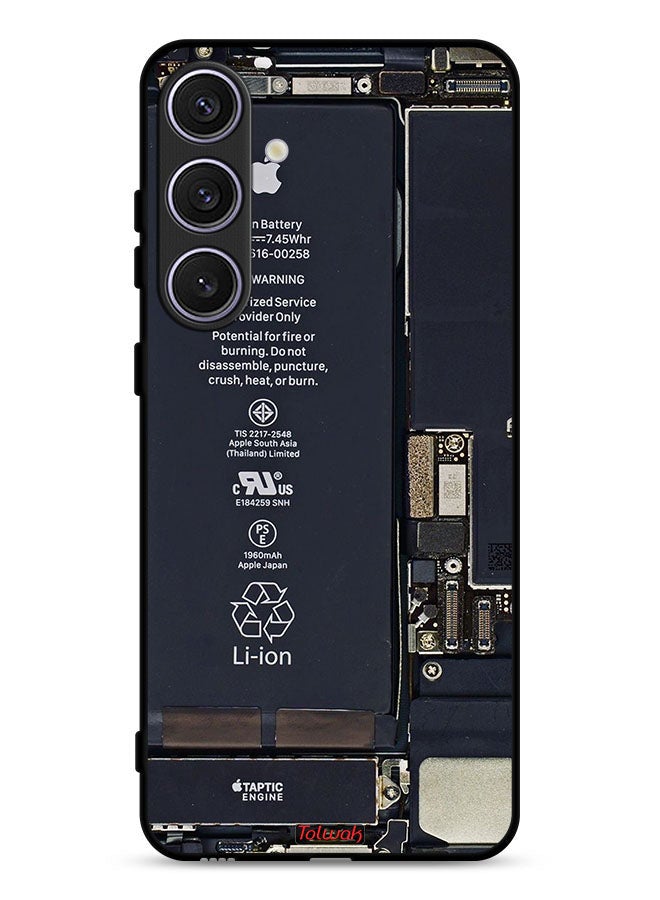 Tolwak Samsung Galaxy S24 5G Protective Case Cover Phone Circuit Pattern - Image 1