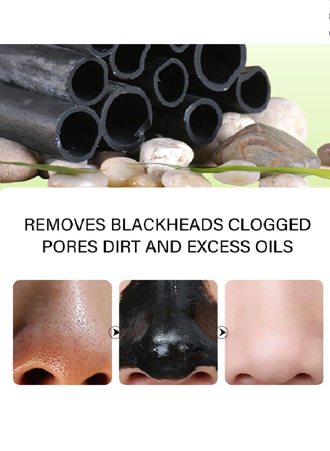 MOOYAM Blackhead Removal Peeling Mask , Pull-Off Bamboo Charcoal Mask Deeply Cleans Blackhead Dirt And Purifies Pores for Men and Women(60g)  - Image 4