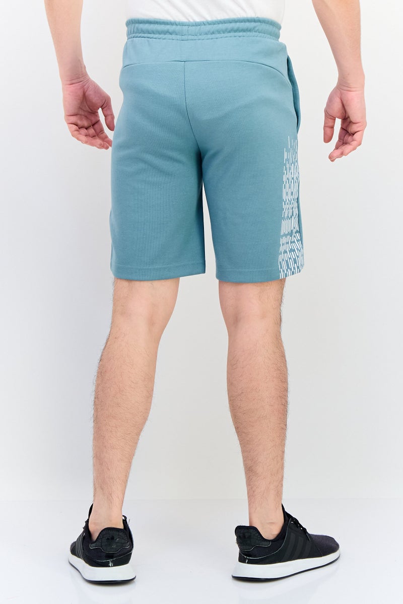 PUMA Men Sportswear Fit Brand Logo Outdoor Shorts, Mint Green - Image 2