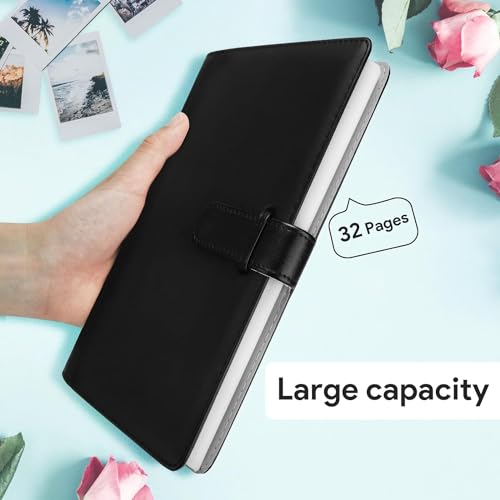 ZENKO 256 Pockets Lock Photo Album Compatible with Fujifilm Instax Mini 13/12/11/9/8/SE/41/99/Evo/Liplay Instant Camera/, Polaroid Snap SnapTouch Mint Zip Instant Camera Printer (Black) - Image 3