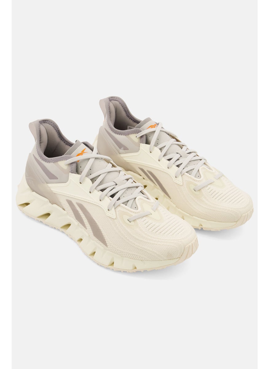 Reebok Men Zig Kinetica 3 Lace Up Running Shoes, White  - Image 1