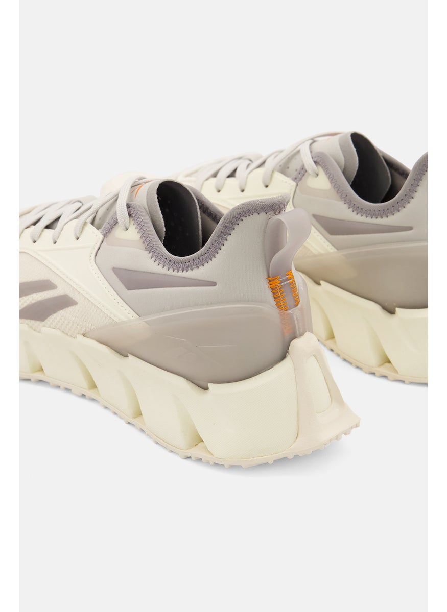 Reebok Men Zig Kinetica 3 Lace Up Running Shoes, White  - Image 2