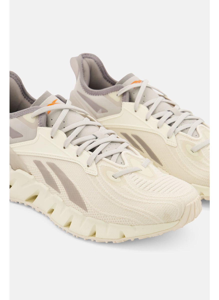 Reebok Men Zig Kinetica 3 Lace Up Running Shoes, White  - Image 3