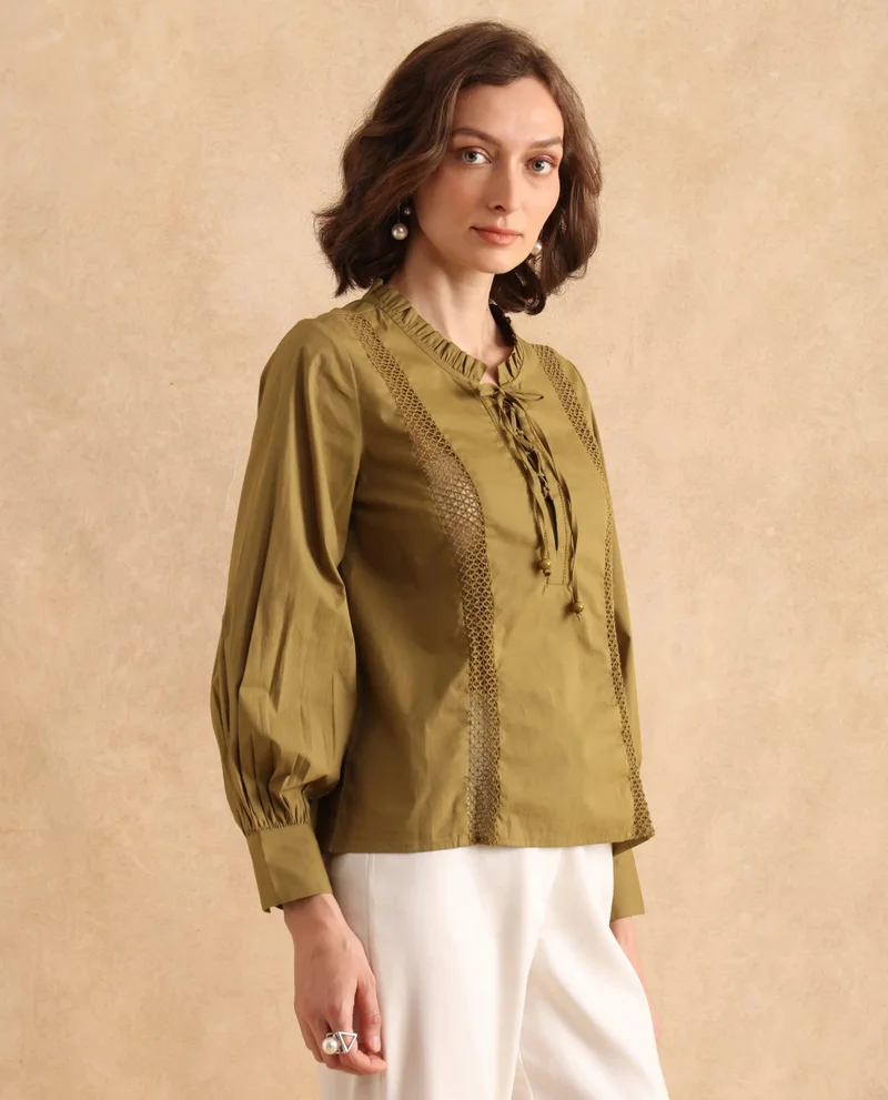 Rareism Women's Regular Fit Plain Top