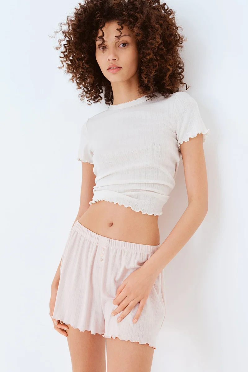 H&M 2-pack pointelle pyjama shorts